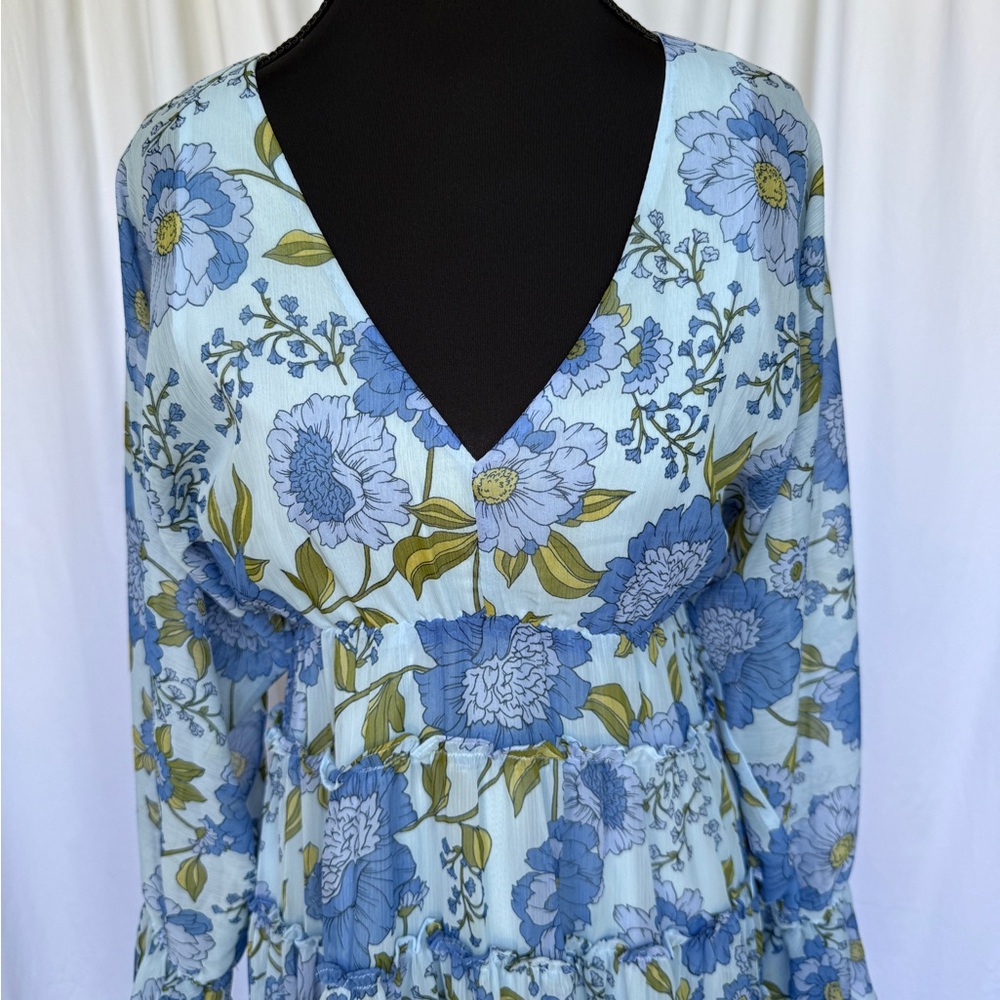 Steve Madden Blue Floral Dress